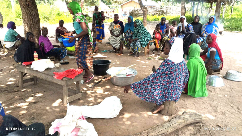 Formation sur la fabrication de savon boule aux femmes de sirarou